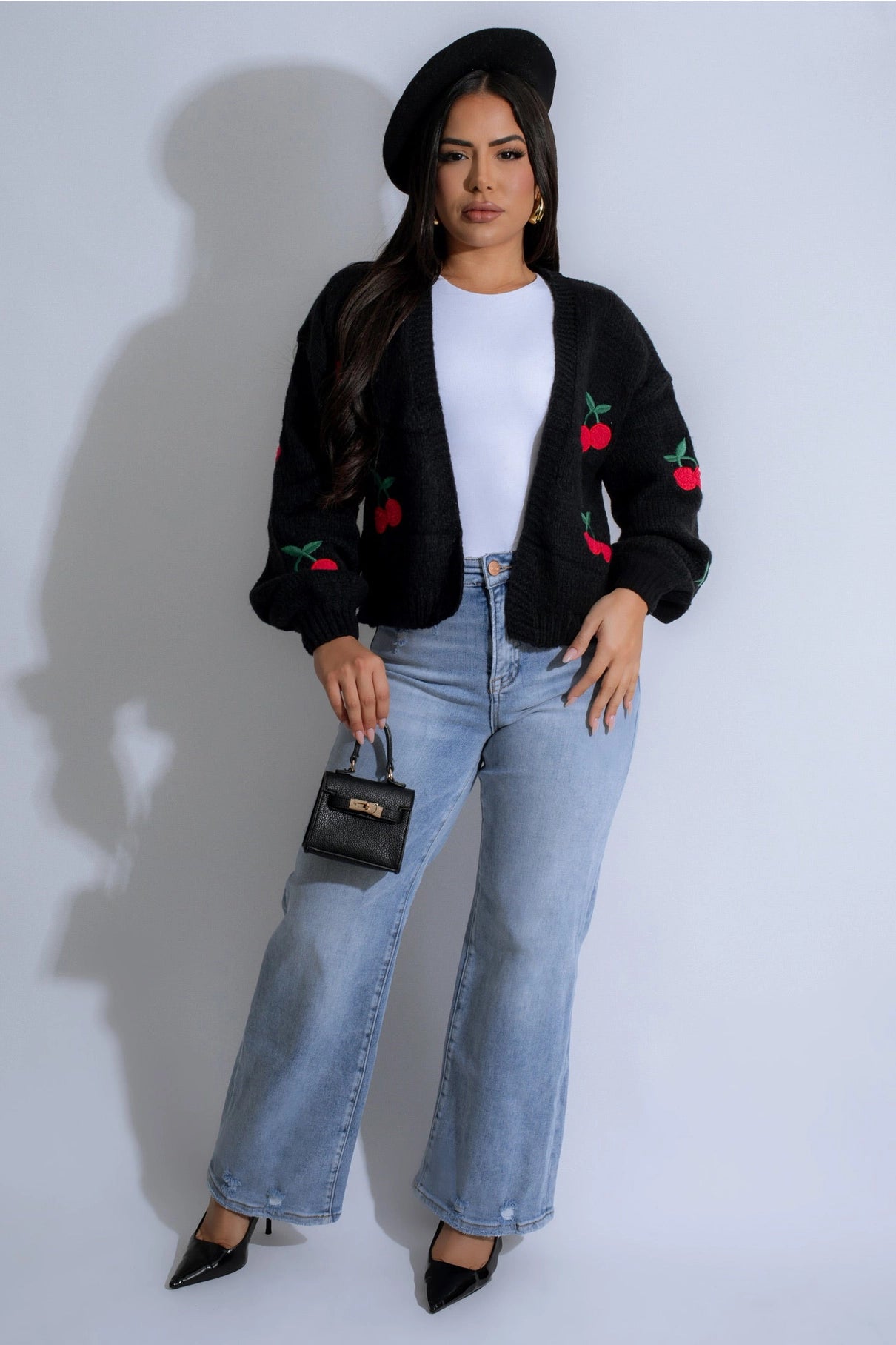 Cherry cardigan