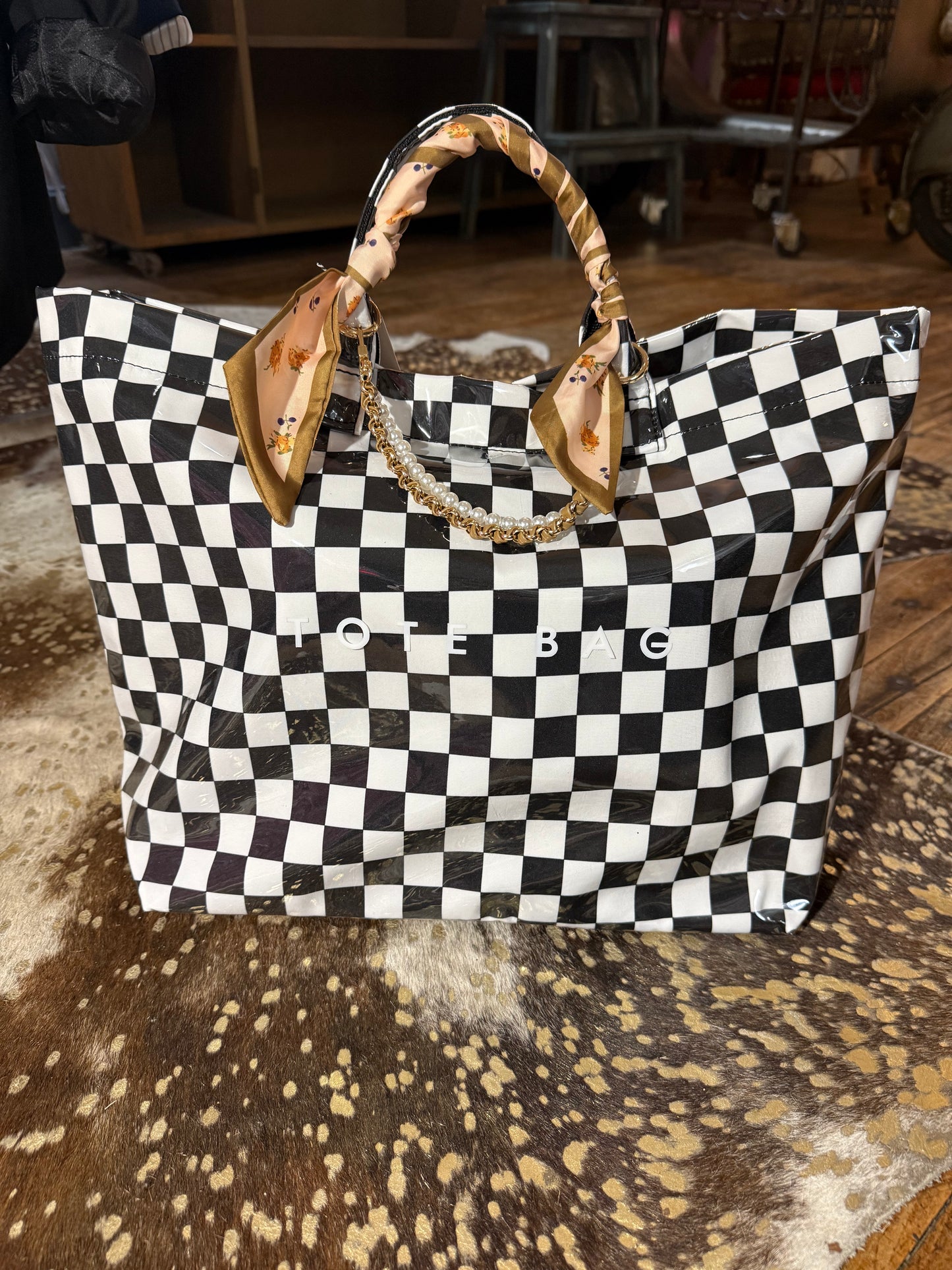 Checkered Handbag