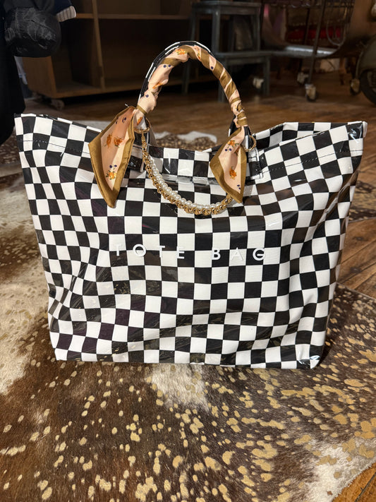Checkered Handbag